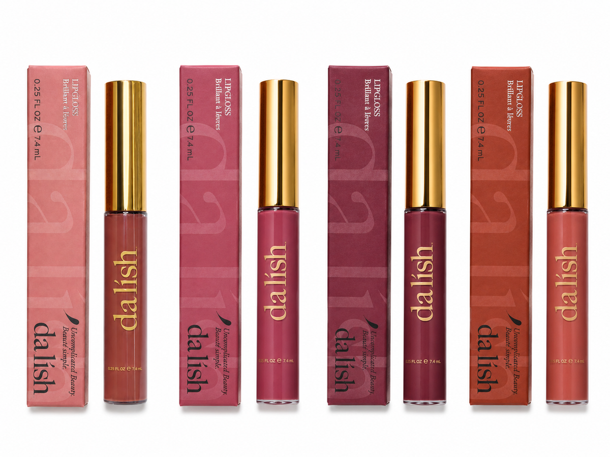 da lish High-Shine Lip Gloss – Smooth Non-Sticky Finish
